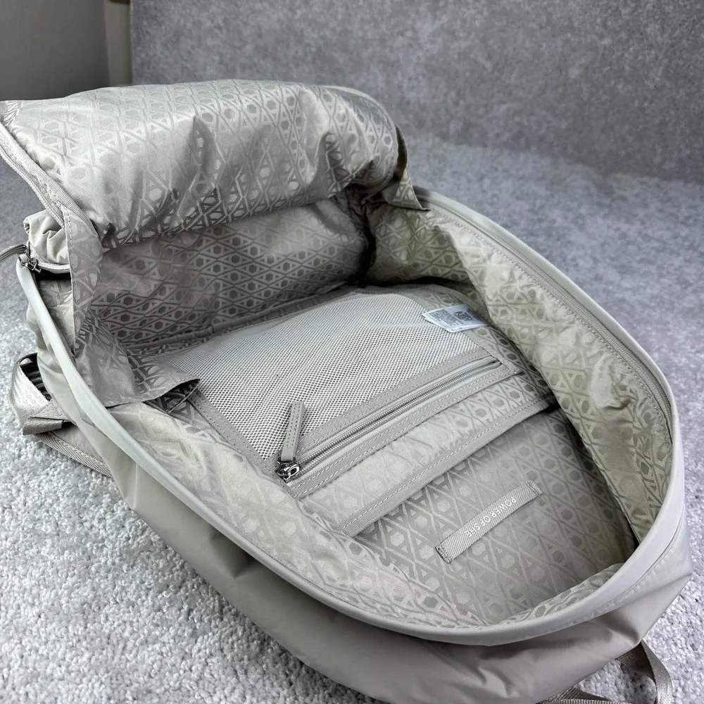 Athleta All About Backpack School‎ Gym Commuter Dance Sports Beige Cream